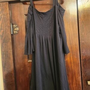 Wrangler Long Sleeve Black Dress